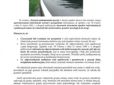 Grafika przedstawiająca treść ogłoszenia