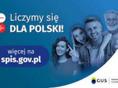 Grafika promująca Narodowy Spis Powszechny