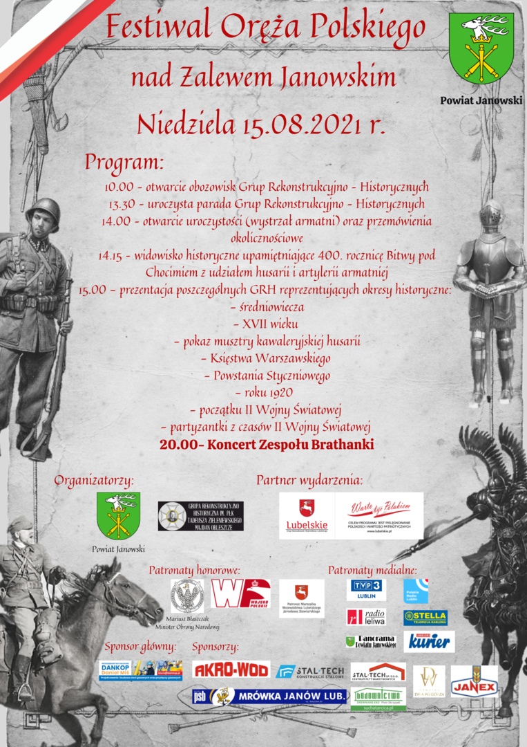 Plakat promujący wydarzenie wraz z jego programem