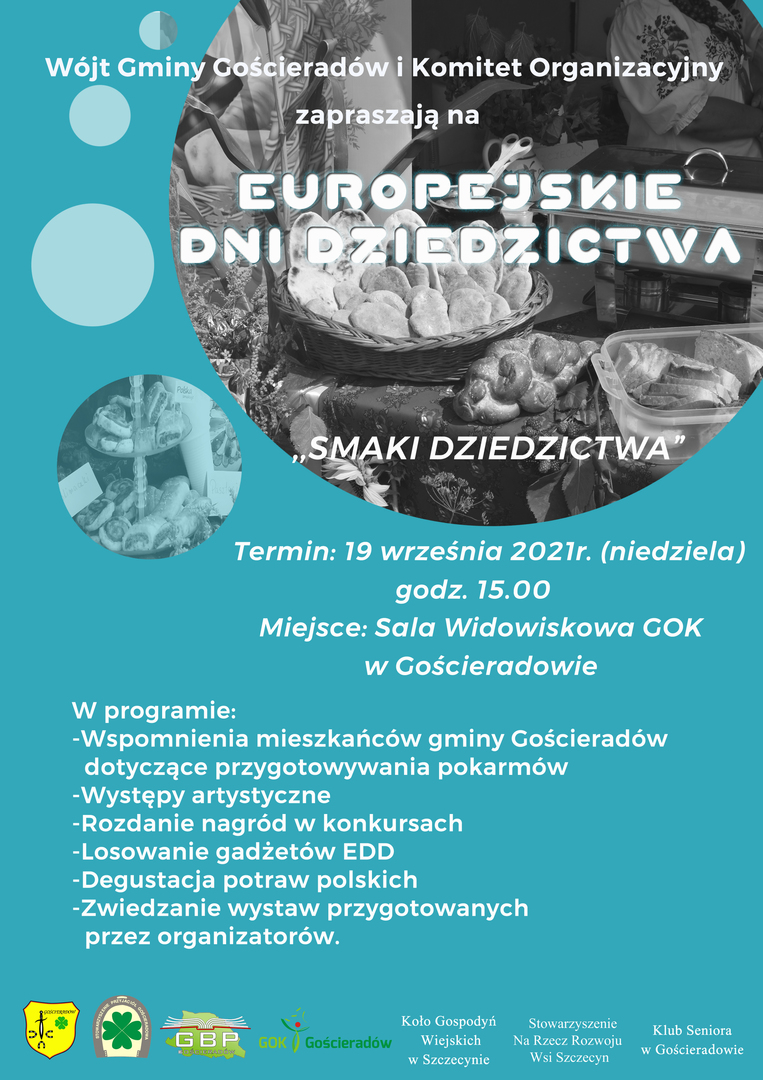 Plakat przedstawiający smaki dziedzictwa