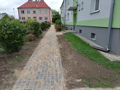 Zdjęcie chodnika na Osiedlu POM