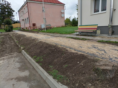 Zdjęcie chodnika na Osiedlu POM