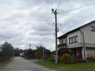 Zdjęcie lampy LED na Osiedlu Zachód