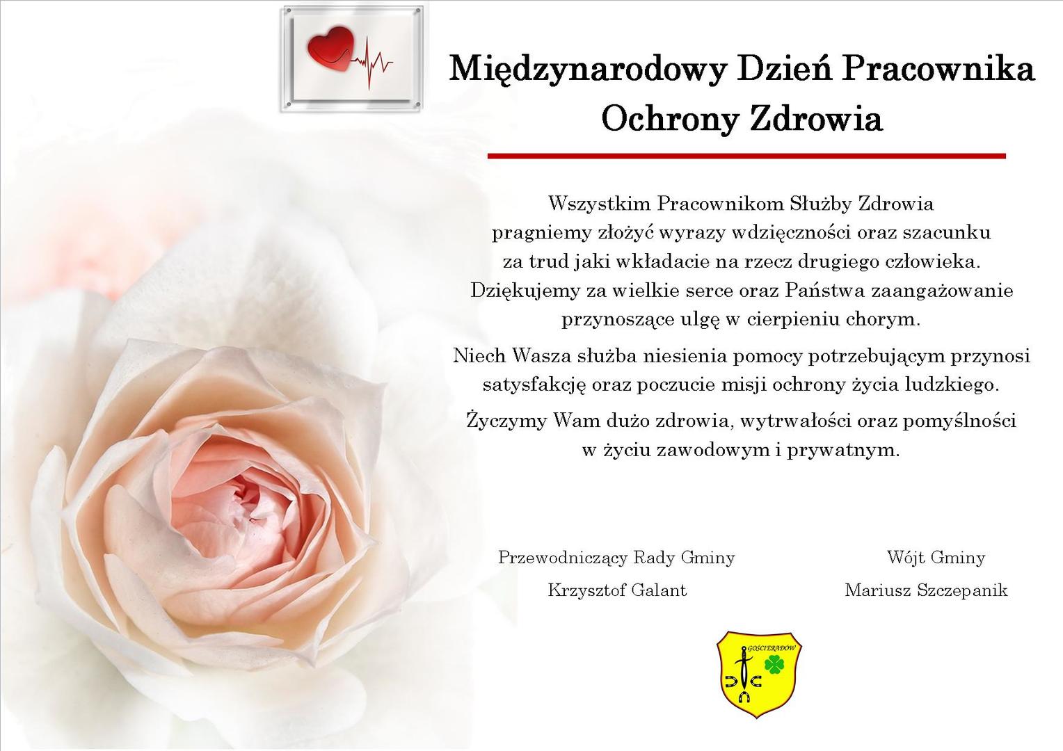 Zdjęcie z różą i bijącym sercem