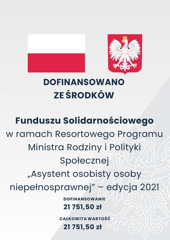 Zdjęcie plakatu z flagą i godłem Polski