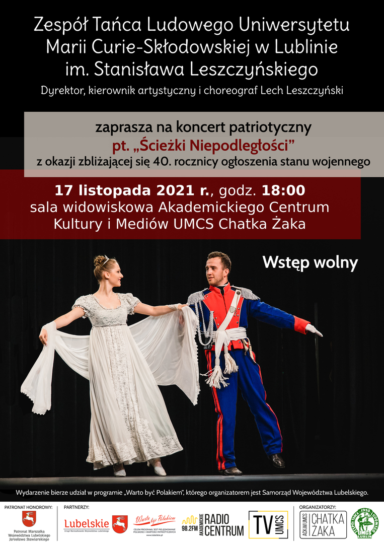 Zdjęcie plakatu koncertu