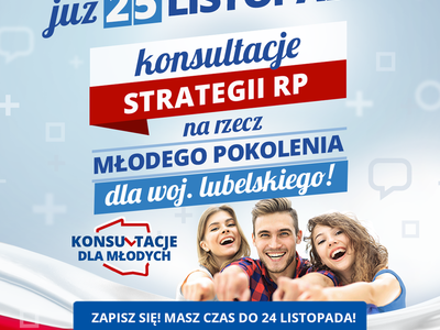 Zdjęcie przedstawiające plakat z młodymi ludzmi