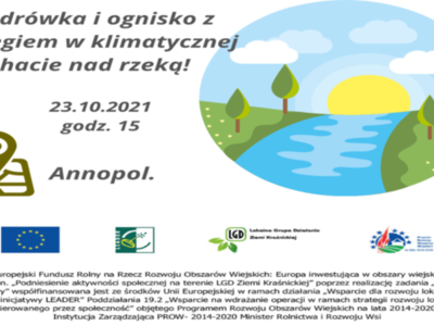 Plakat promujący wędrówkę
