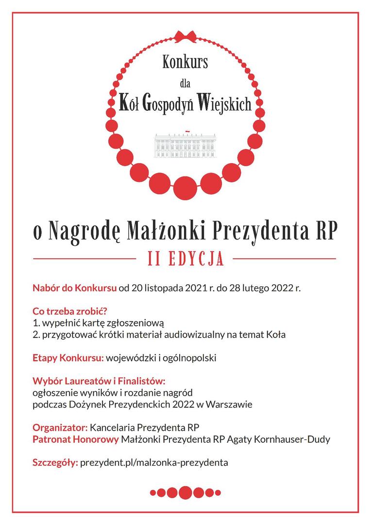 Zdjęcia plakatu z Pałacem Prezydenckim