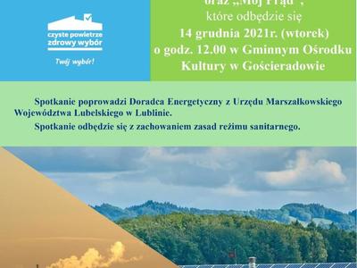 Zdjęcie plakatu z czystym i zanieczyszczonym powietrzem