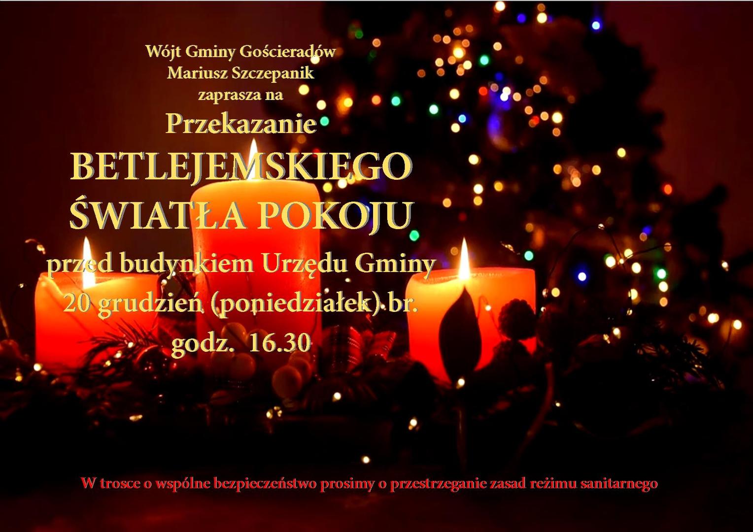 Zdjęcie z choinką i świecami