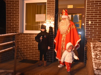 Zdjęcie z Przekazania "Betlejemskiego Światła Pokoju"
