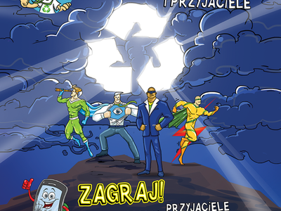 Zdjęcie plakatu z bohaterami