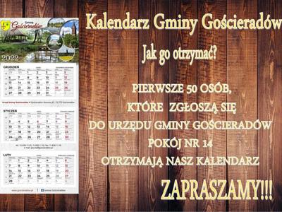 zdjęcie kalendarza Gminy Gościeradów