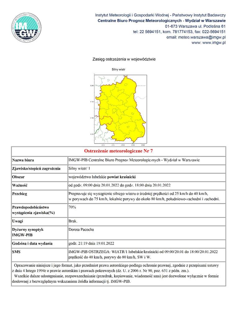 Zdjęcie z mapa województwa lubelskiego