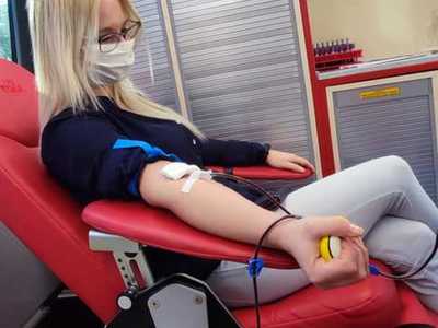 Zdjęcie akcji krwiodawstwa w Gościeradowie