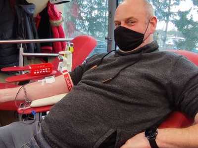 Zdjęcie akcji krwiodawstwa w Gościeradowie