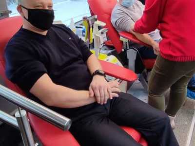 Zdjęcie akcji krwiodawstwa w Gościeradowie