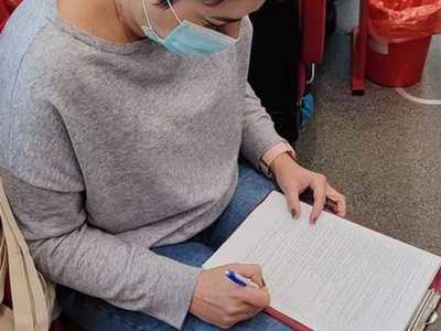 Zdjęcie akcji krwiodawstwa w Gościeradowie