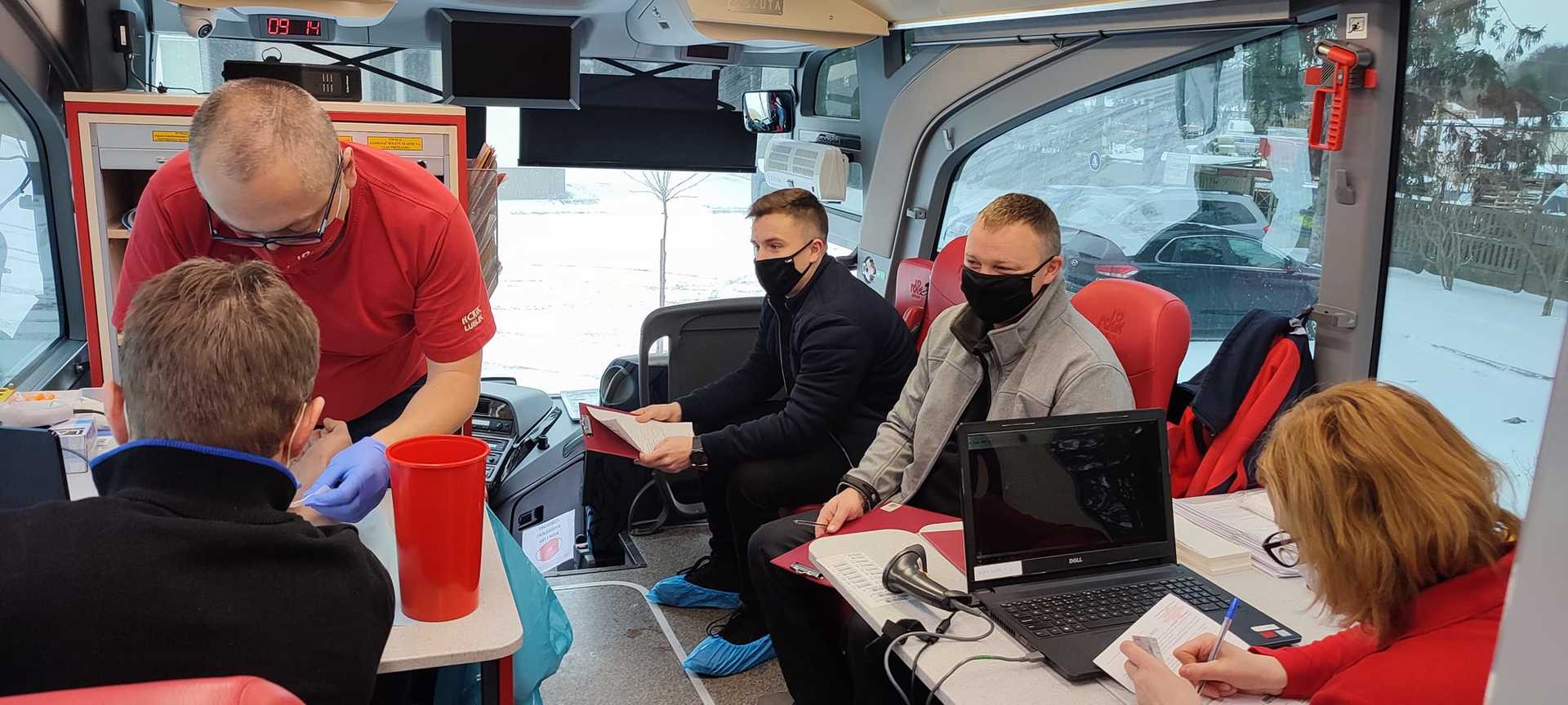 Zdjęcie akcji krwiodawstwa w Gościeradowie