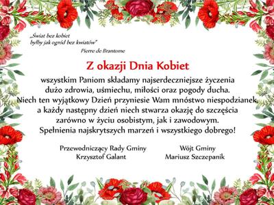 Zdjęcie z czerwonymi kwiatami