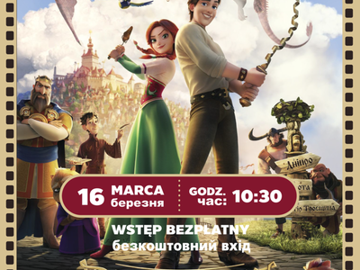 plakat spektaklu ,,Uprowadzona Księżniczka"