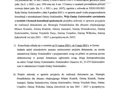 Obraz przedstawiający treść zawiadomienia strona 1