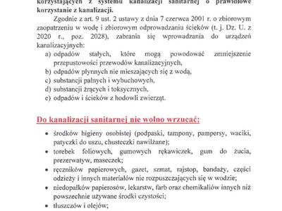 Zdjęcie apelu Wójta Gminy Gościeradów