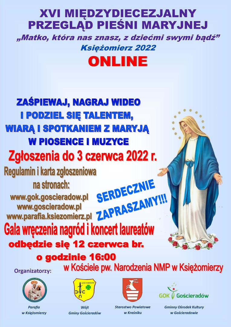 Zdjęcie plakatu z Maryją