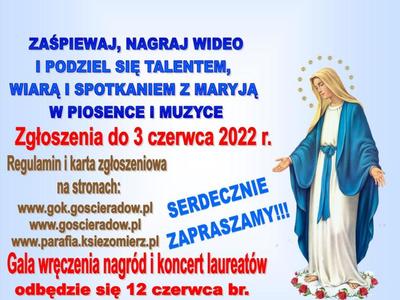 Zdjęcie plakatu z Maryją