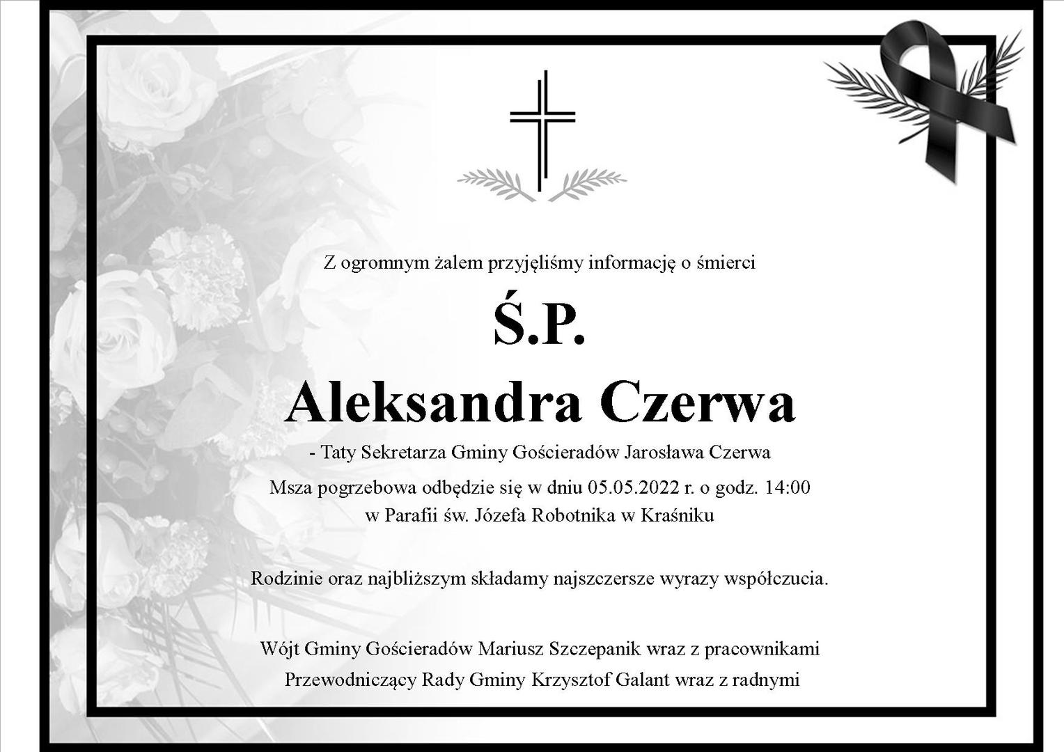 Zdjęcie nekrologu