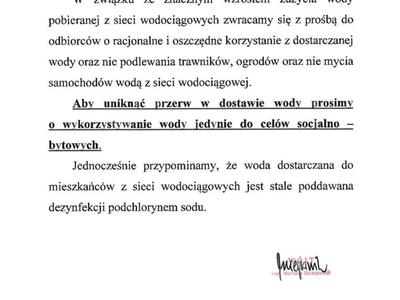 Zdjęcie komunikatu