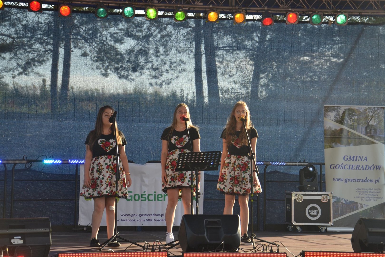 Zdjęcie z ,,Letniej nocy z Gwiazdami" w Wólce Gościeradowskiej