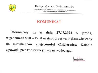 Obraz zawierający treść komunikatu