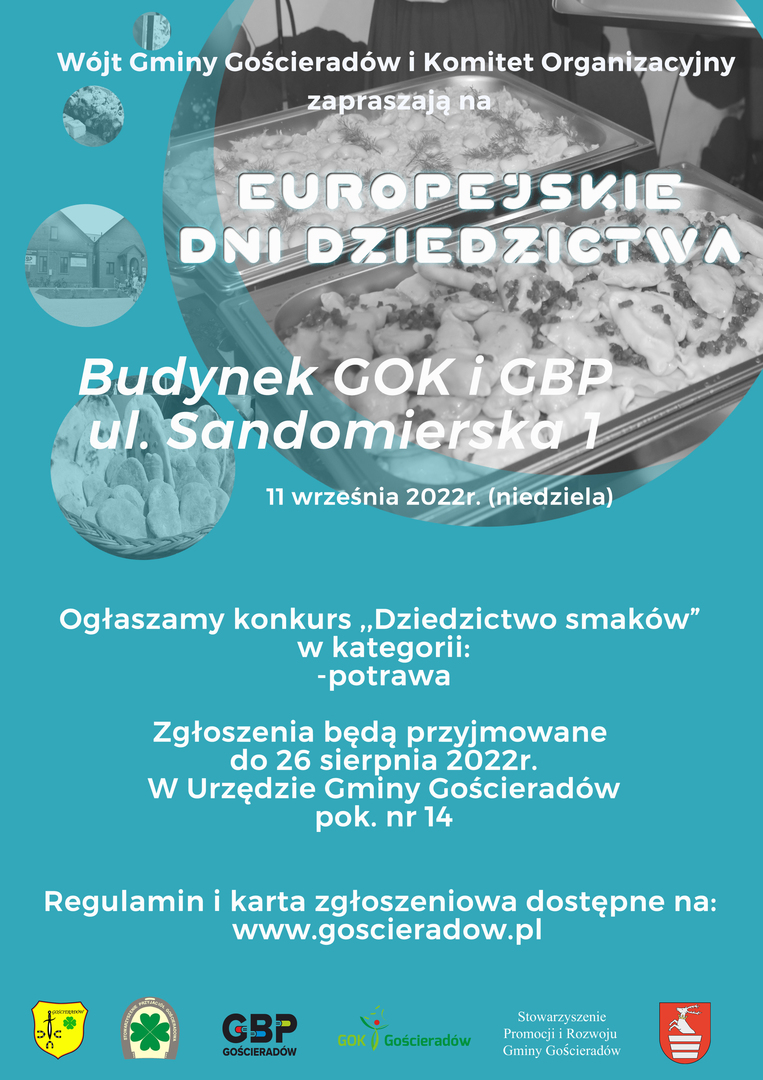 Zdjęcie plakatu z tradycyjnymi potrawami