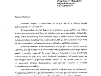 Zdjęcie z dożynek