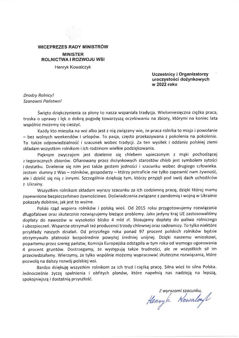 Zdjęcie z dożynek