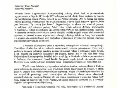 Zdjęcie listu