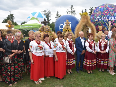 Zdjęcie z Dożynek Powiatowo - Gminnych w Trzydniku Dużym