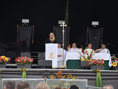 Zdjęcie z Dożynek Powiatowo - Gminnych w Trzydniku Dużym