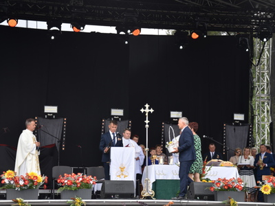 Zdjęcie z Dożynek Powiatowo - Gminnych w Trzydniku Dużym