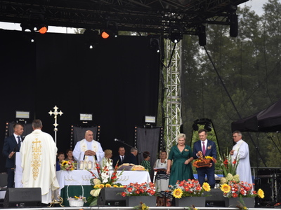 Zdjęcie z Dożynek Powiatowo - Gminnych w Trzydniku Dużym