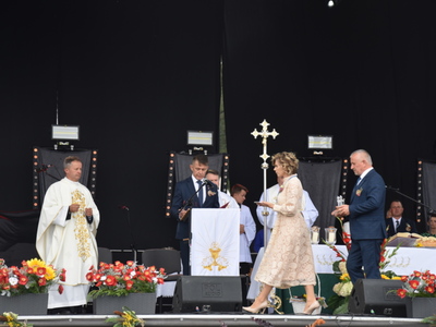 Zdjęcie z Dożynek Powiatowo - Gminnych w Trzydniku Dużym