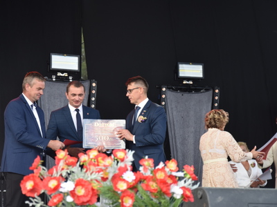 Zdjęcie z Dożynek Powiatowo - Gminnych w Trzydniku Dużym
