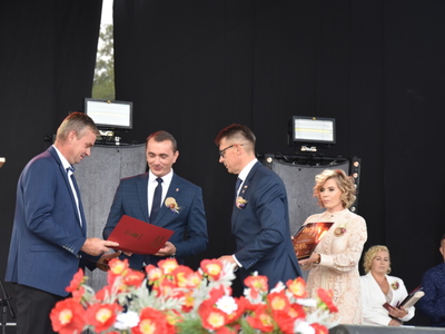 Zdjęcie z Dożynek Powiatowo - Gminnych w Trzydniku Dużym