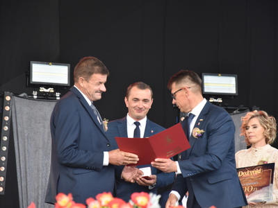 Zdjęcie z Dożynek Powiatowo - Gminnych w Trzydniku Dużym