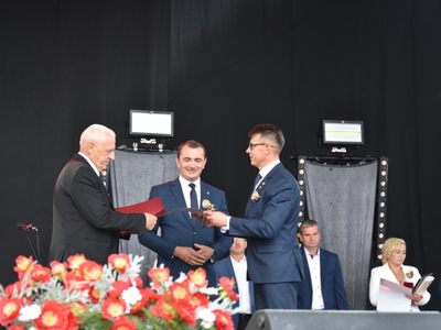 Zdjęcie z Dożynek Powiatowo - Gminnych w Trzydniku Dużym