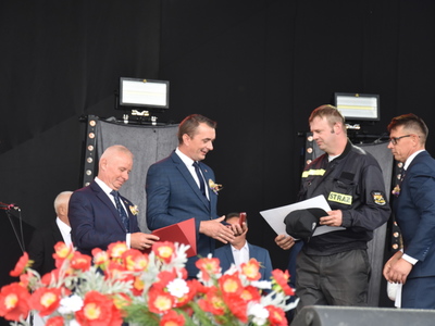 Zdjęcie z Dożynek Powiatowo - Gminnych w Trzydniku Dużym