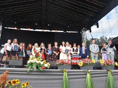 Zdjęcie z Dożynek Powiatowo - Gminnych w Trzydniku Dużym