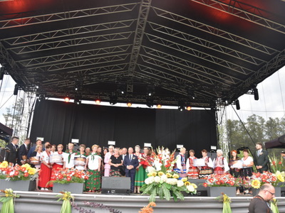 Zdjęcie z Dożynek Powiatowo - Gminnych w Trzydniku Dużym